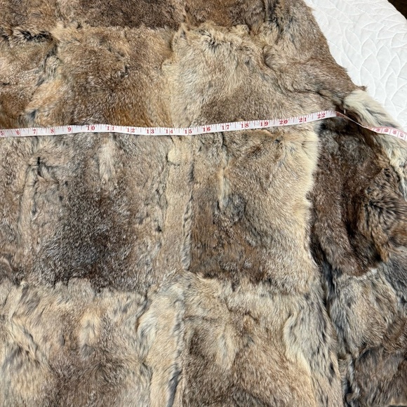 Vintage Rabbit Fur Bomber Jacket size XL - Picture 8 of 13